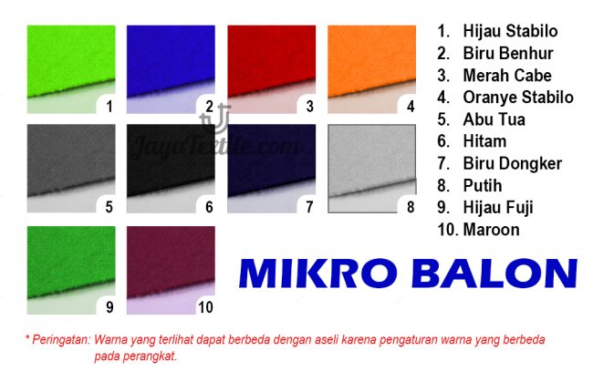 MIKRO BALON CATALOGUE katalog-mikro-balon-jayatex