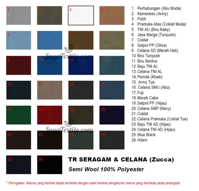 ZUCCA CATALOGUE katalog-seragam-zucca-jayatex